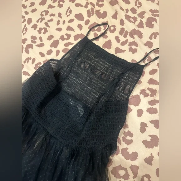 Free People Black Sheer Spaghetti Strap maxi Dress - Picture 10 of 17